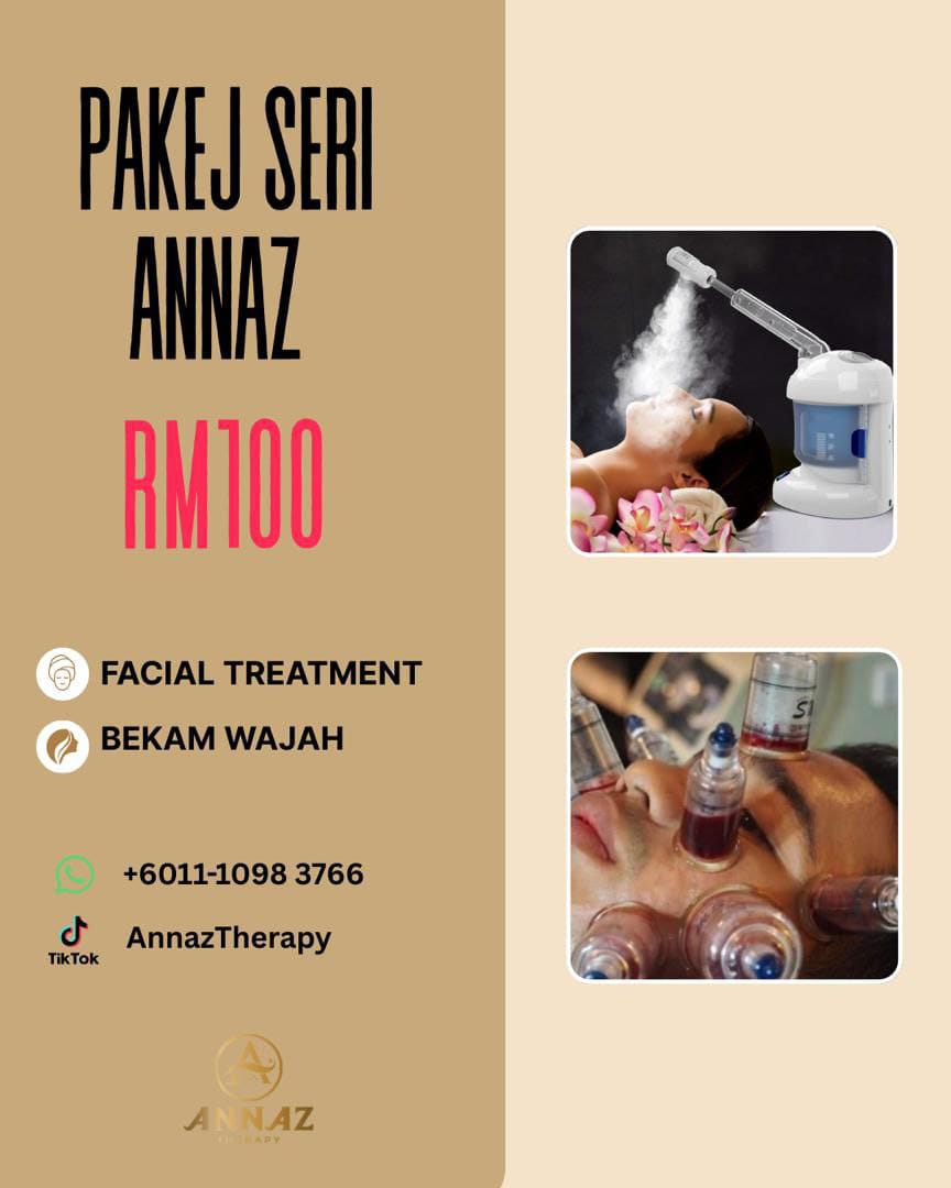 Pakej Seri Annaz — Facial Treatment + Bekam Wajah